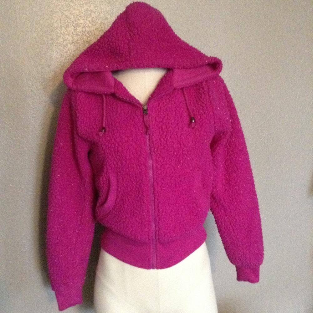 Hot Topic Raspberry Teddy Jacket S - image 1
